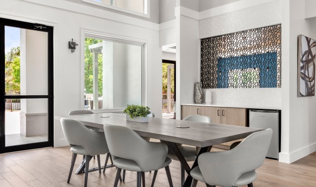 Clubhouse with sitting area