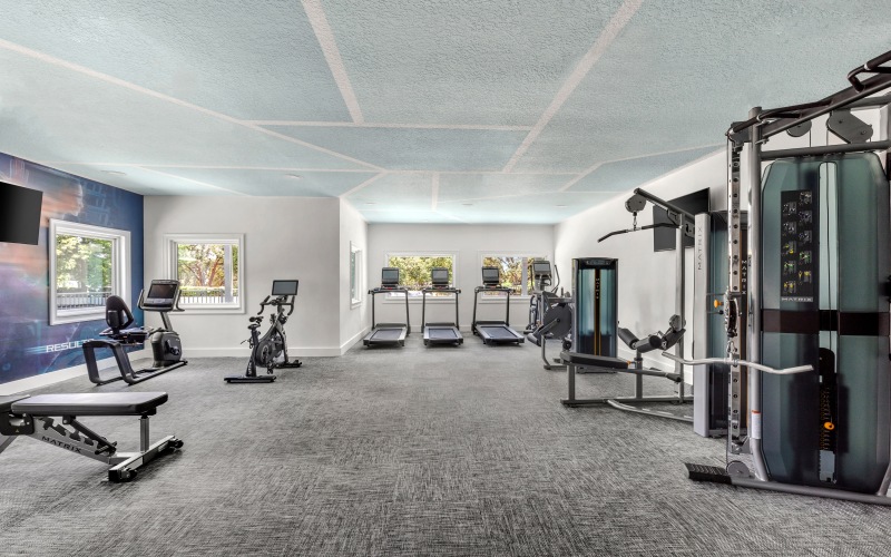 Fitness Center with Equipment